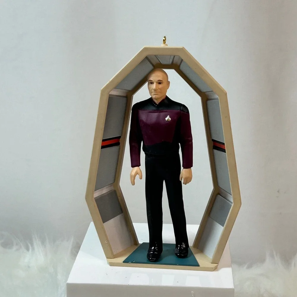 Star Trek TNG Picard Transporter Hallmark Ornament‎ 1995 PAR. PIC.